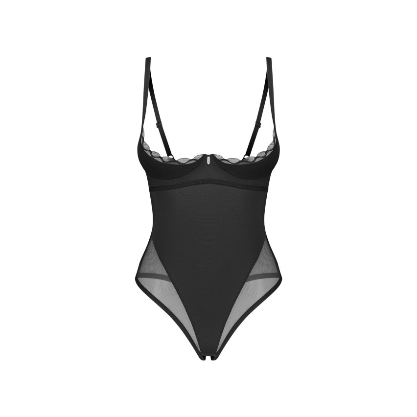 Body intimo sexy hot seno cavallo aperto con ferretto Stelisa Obsessive