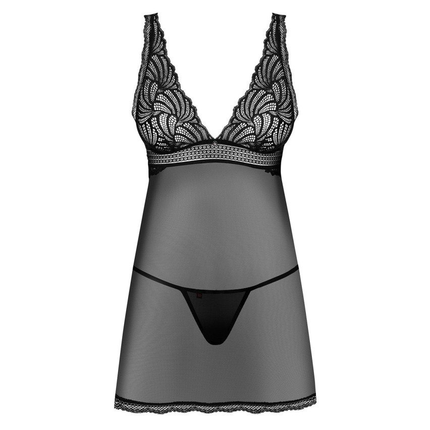 Sexy babydoll+ perizoma Obsessive Sweetia babydoll e thong 2 pz