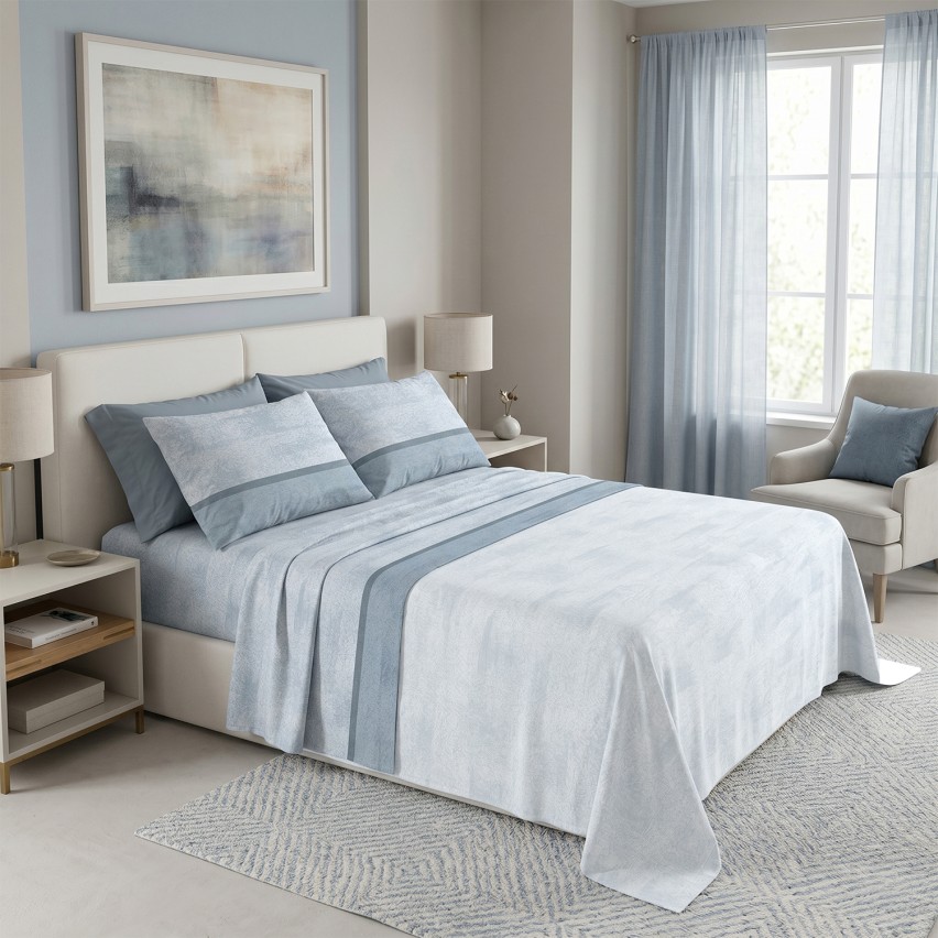 Completo letto 100% cotone Zambaiti switch plein