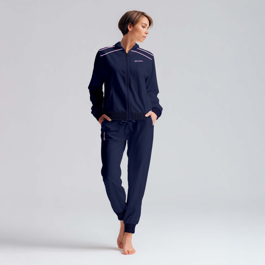 Tuta donna full zip primaverile Superga SWS26406