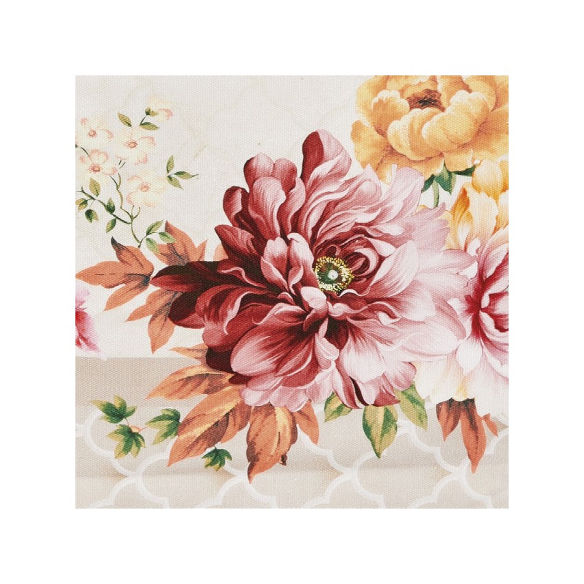 Tovaglia Vingi Tiffany cod.A15 in cotone con fiori