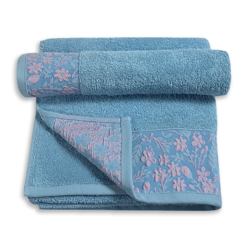 Vingi set asciugamani viso + ospite cotone Tiziana 
