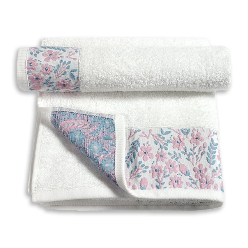 Vingi set asciugamani viso + ospite cotone Tiziana 