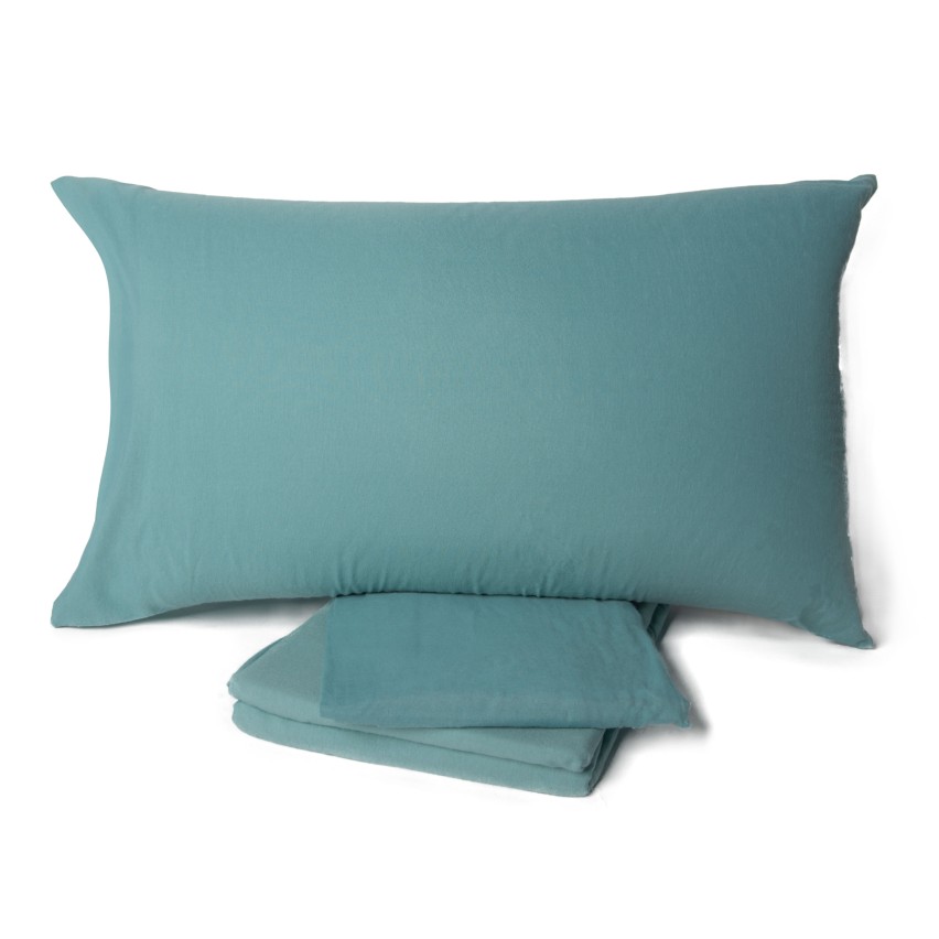 Completo letto lenzuola flanella Preziosa Soffice tinta unita