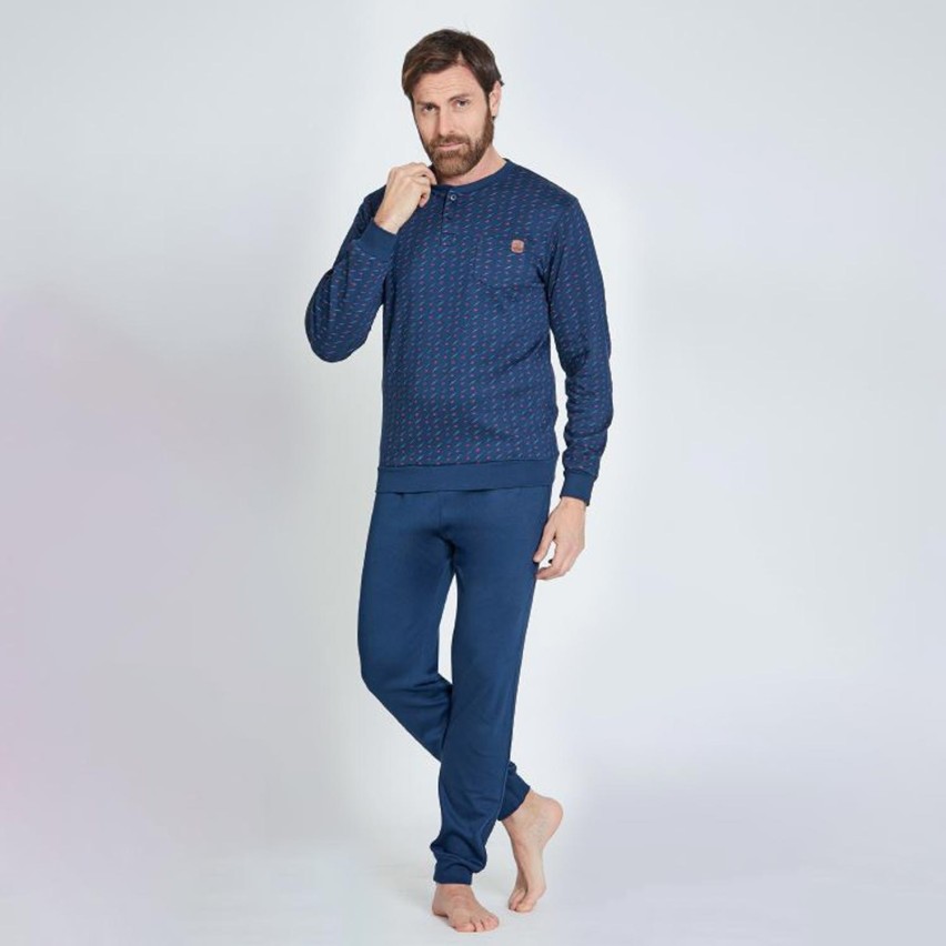 Pigiama uomo caldo cotone Nazareno Gabrielli U7012