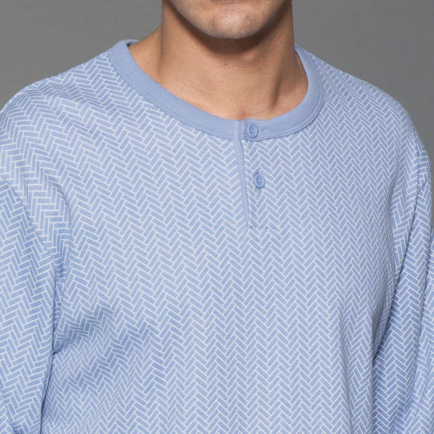 Pigiama uomo 100% caldo cotone Ragno U837N1