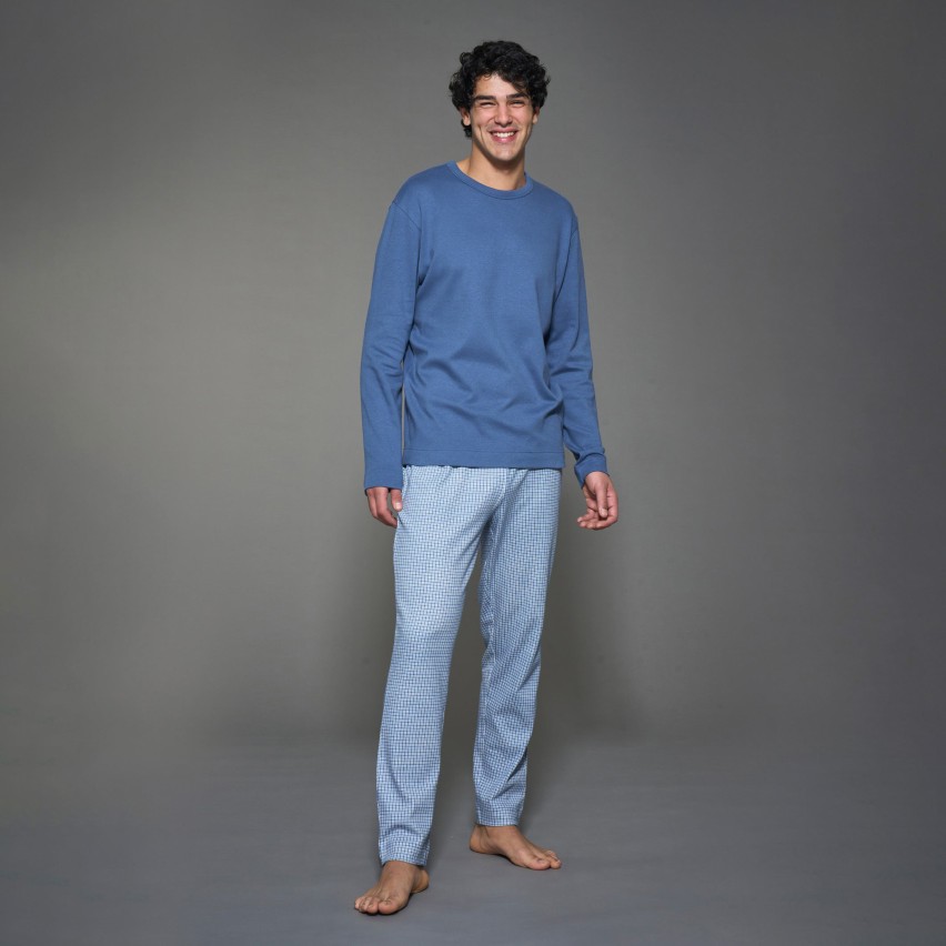 Pigiama 100% caldo cotone uomo Ragno U838NQ