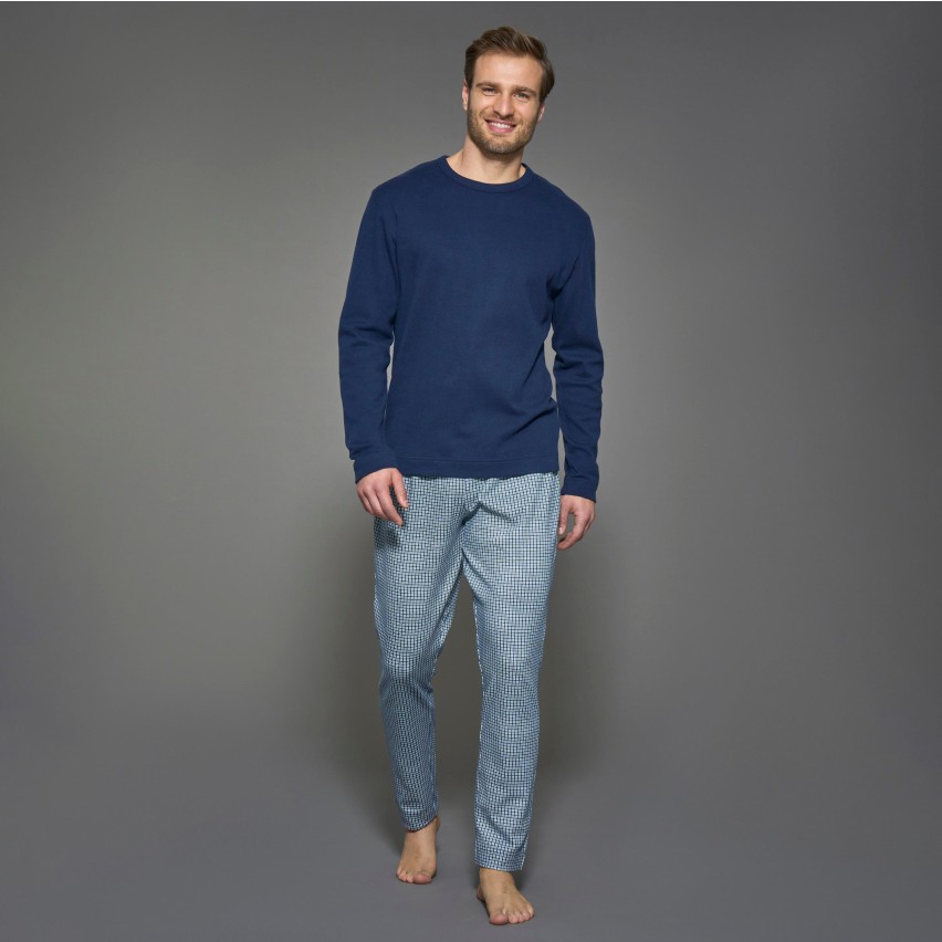 Pigiama 100% caldo cotone uomo Ragno U838NQ