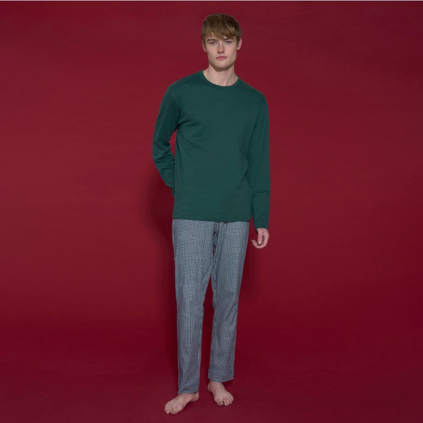 Pigiama 100% caldo cotone uomo Ragno U838NQ