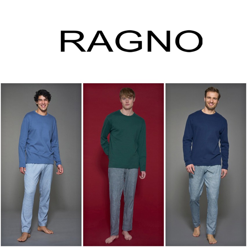 Pigiama 100% caldo cotone uomo Ragno U838NQ