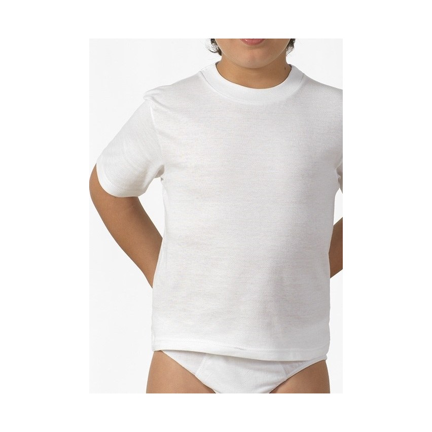 Maglia bambino Snelly ub73c mezza manica in cotone 