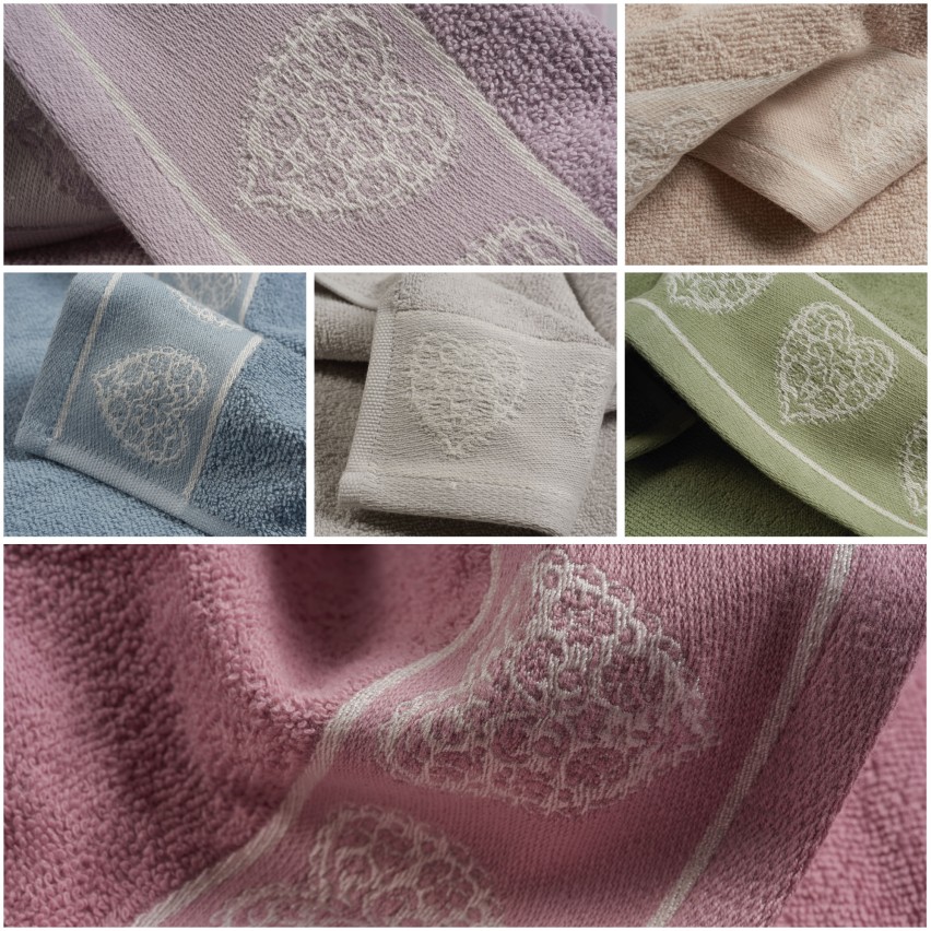 Vingi set asciugamani viso + ospite cotone Valentina perla