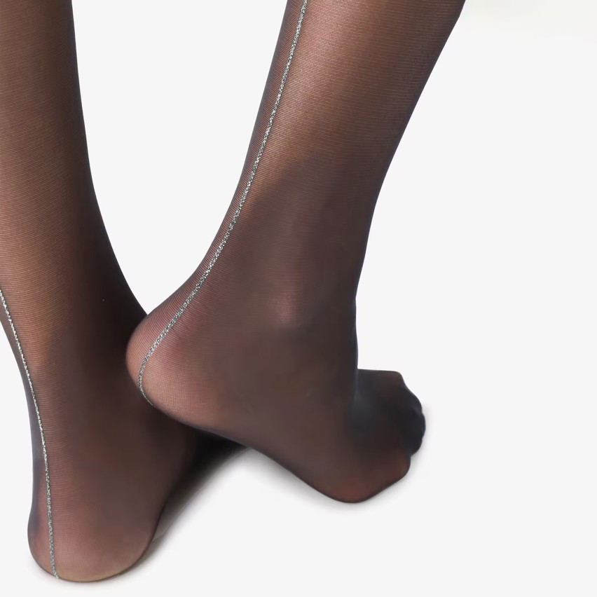 Collant donna con riga laminata Oroblù Riga lux VOBC63275