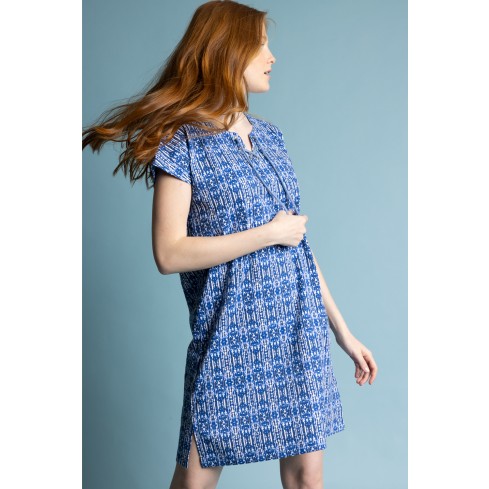 Abitino Donna Estivo fantasia etnica 100% cotone Admas 61373