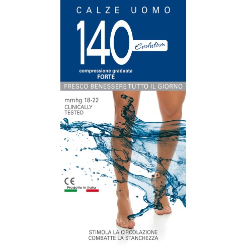 Calze uomo compressione graduata Cabifi mmhg 18-22