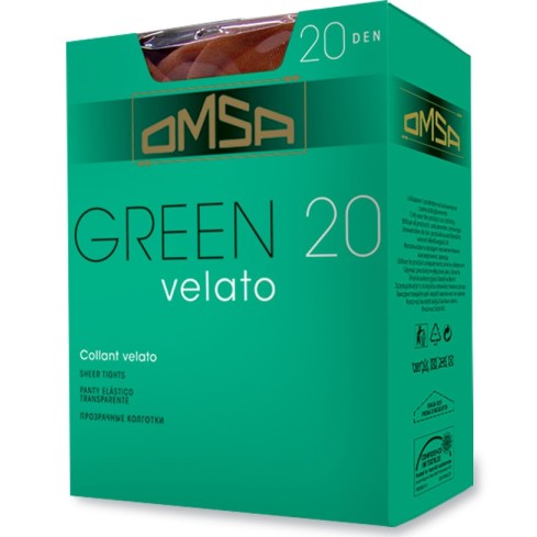 Collant velati omsa Green 20 denari 10 paia