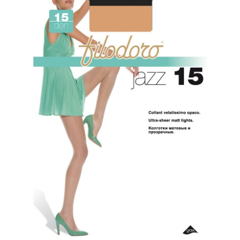 0 Collant velatissimo opaco Filodoro Jazz 15 den 6 paia