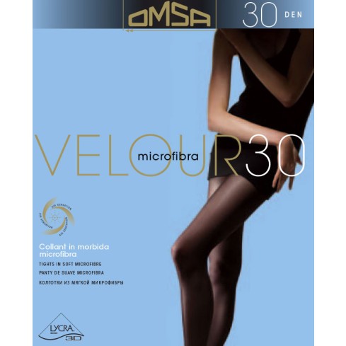  Collant microfibra Omsa velour 30 den pack