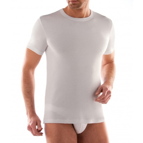Maglia uomo girocollo mezza manica Liabel 0282823 100% caldo cotone 