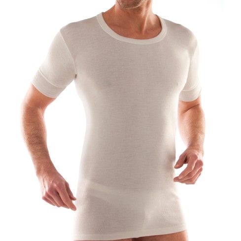 Maglia intima Liabel uomo girocollo mezza manica 80% lana 0516733