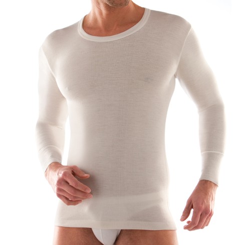 Maglia intima Liabel uomo girocollo manica lunga 80% lana 05167333 