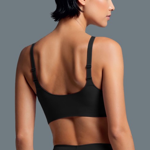Brassiere donna senza ferretto in microfibra Lormar 01440