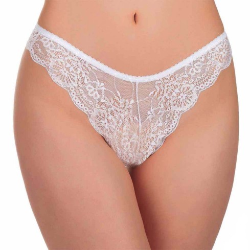 Brasiliana donna Jadea 1628  in pizzo vita bassa 3 pz.