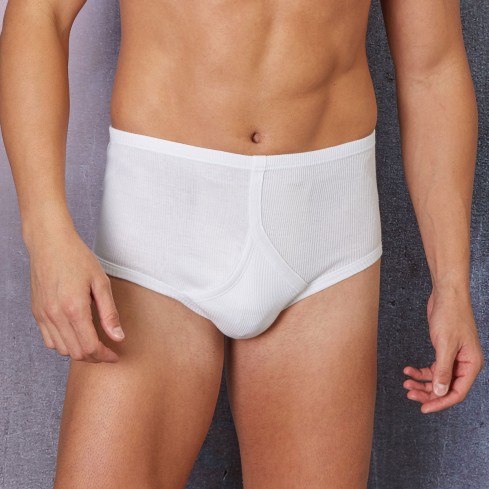 Slip uomo Matibba 318 con apertura coste cotone pettinato