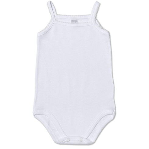 Body neonato bimba Ellepi 3624 spalla stretta cotone 3pz