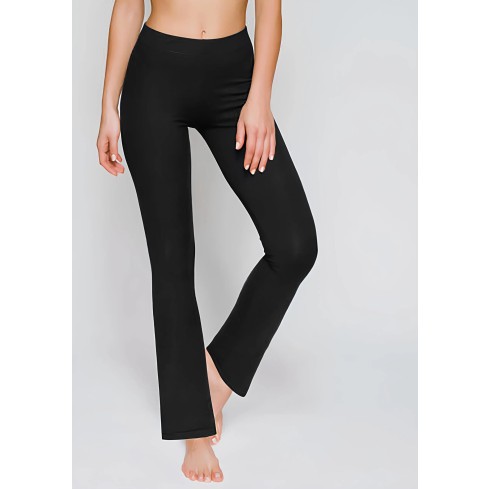 Panta leggings Jadea 4369 a zampa cotone felpato