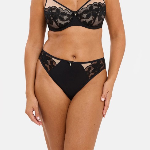 Slip vita media tulle e microfibra Sans Complexe 60PAN73