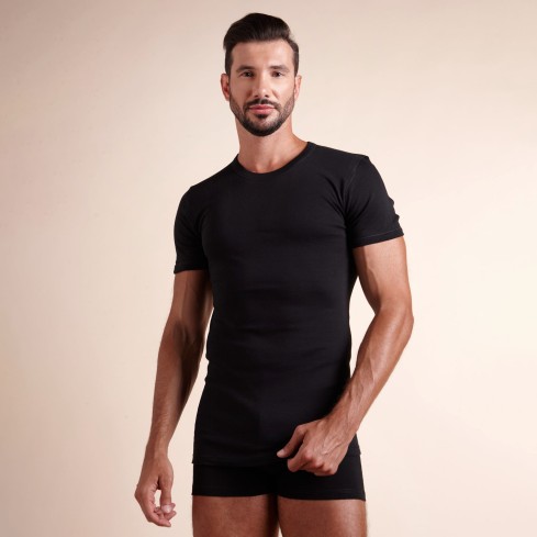 Maglie caldo cotone Snelly uomo girocollo 3 pezzi 7010