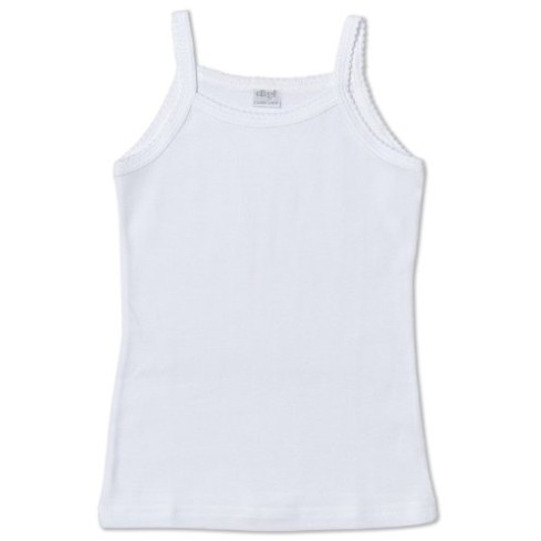 Canottiere bimba Ellepi 8228 cotone bretellina 3 pz