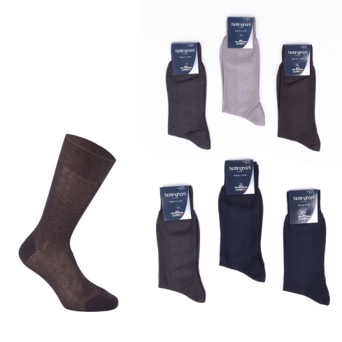 Calze uomo sanitarie Nottingham 850Bis corte 6 paia