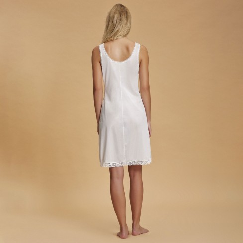 Sottoveste spalla larga Andra 86 formaseno scollo pizzo