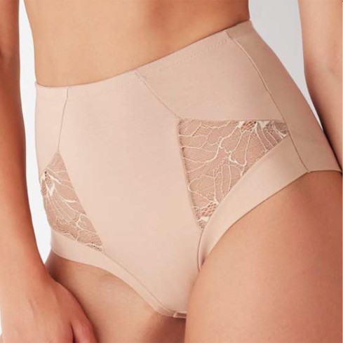 Guaina Cotonella silhouette ADB18 cotone elasticizzato e pizzo