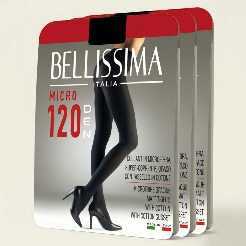 0 Collant in microfibra 120 den bellissima 6 paia 