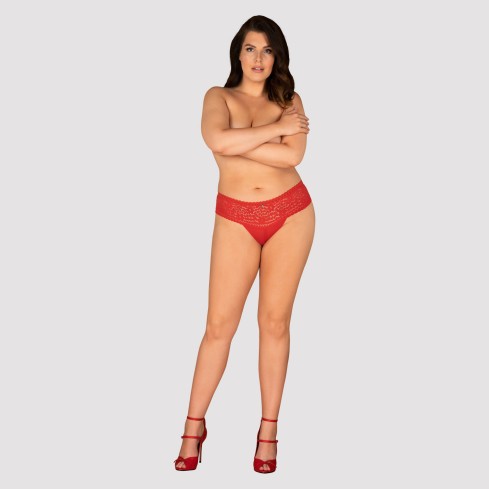 Sexy panties slip curvy plus size pizzo tulle Obsessive Blossomina
