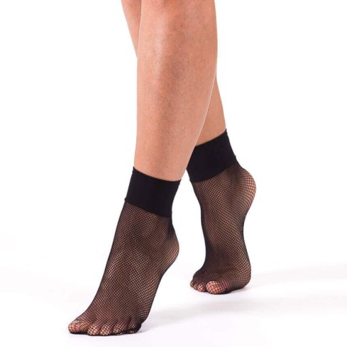 Calzini donna Bellissima micro rete polsino comfort 