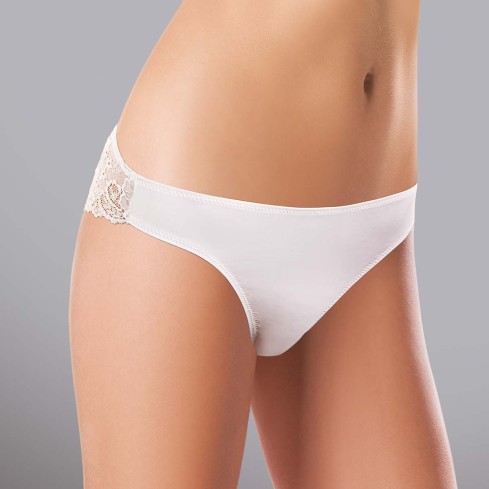 Slip da donna vita bassa Cotonella Alice cd022 in microfibra e pizzo
