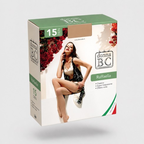 Collant velati donna bc raffaella 15 den