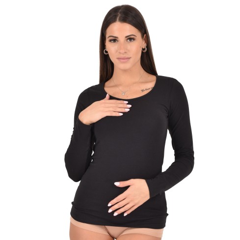 Maglia donna Cotonella 3503 manica lunga cotone
