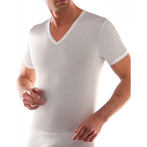 Maglia uomo Ciesseti 33003 punta mezza manica cotone 3 pz