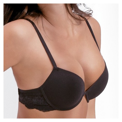 Reggiseno push-up Love and Bra Dea in cotone elasticizzato con ferretto