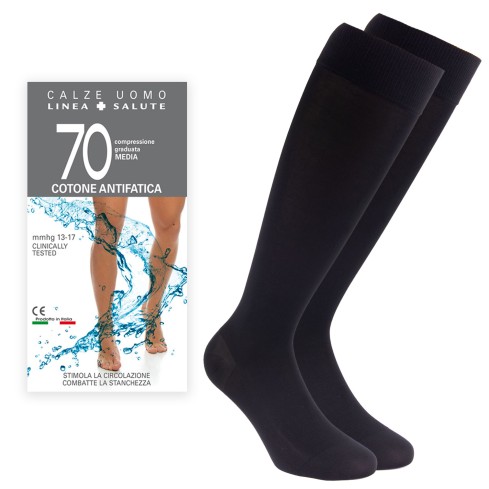 Calze uomo compressione graduata Cabifi Manon 70 den