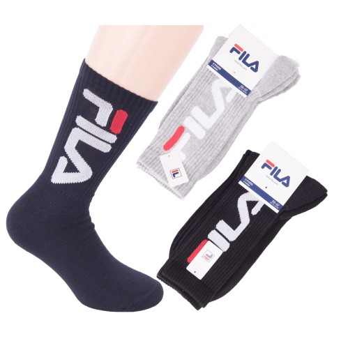 Calze corte unisex di spugna Fila f9598 sport 4 paia