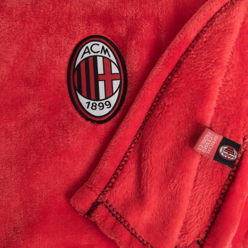 Plaid in Coral ufficiale AC Milan 130x160
