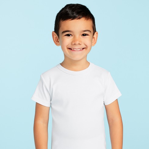 Maglia intima da bambino Ellepi 649 manica corta caldo in cotone 