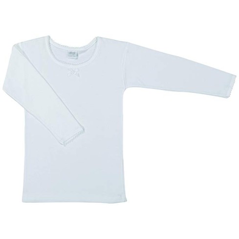 Maglia bimba Ellepi 678 manica lunga caldo cotone 3 pz