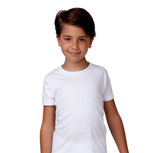 Maglie intime bimbo Enrico Coveri et4100 cotone mezza manica 3pz